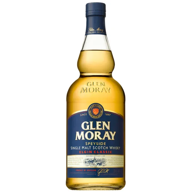 Glen Moray Single Malt Speyside Whisky 70 cl. - 40%