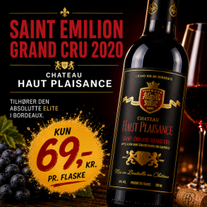 Chateau Haut Plaisance Saint Emilion Grand Cru 2020 75 cl. 14%