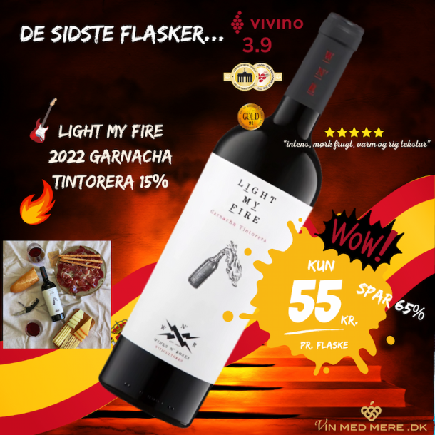 Light my Fire 2022 Garnacha Tintorera 15%