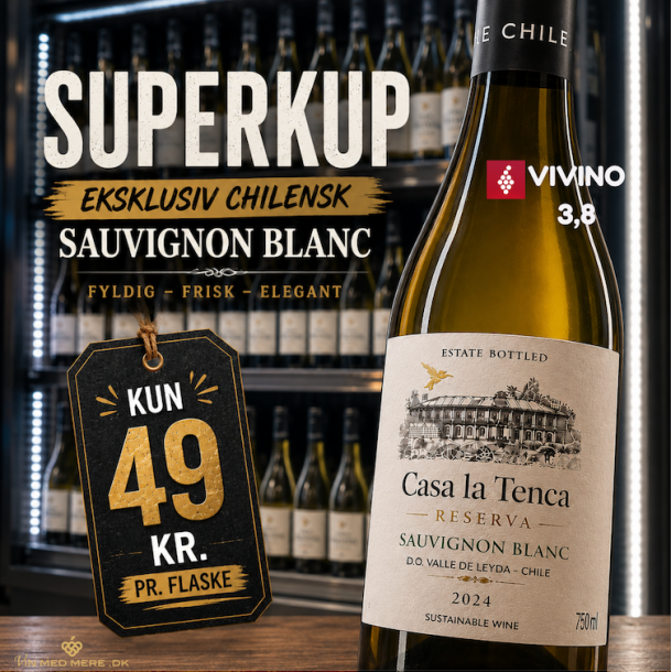 Casa La Tenca Reserva Sauvignon Blanc Leyda Valley 2024 12,5%
