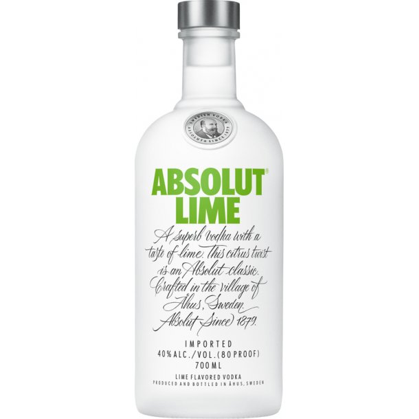 Absolut Vodka Lime 70 cl. - 40%