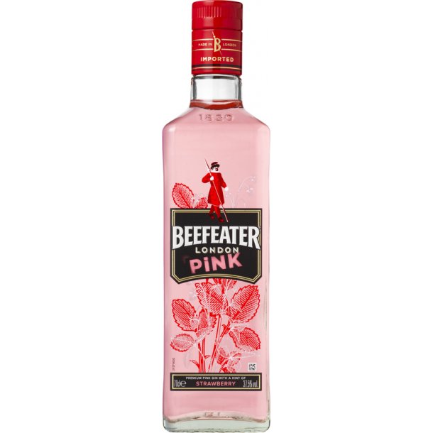 Beefeater London Pink Gin Strawberry 70 cl. - 37,5%