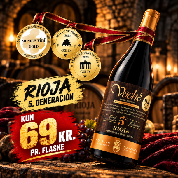 Manzanos Voch� Crianza 5� Generaci�n Rioja 75 cl. 