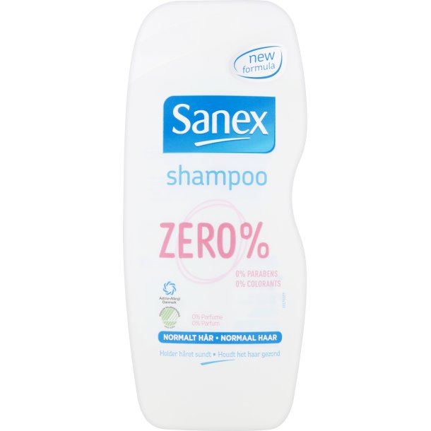 Sanex Shampoo Zero % Parfumefri 250 ml. HÅR - VIN MED MERE .DK
