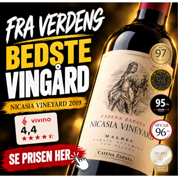 2019 Catena Zapata Nicasia Vineyard Altamira Malbec inkl. tr�kasse