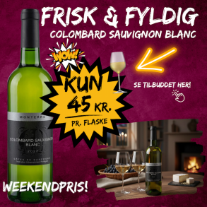 Monterre Colombard Sauvignon Blanc Cotes de Gascogne 2022 12%