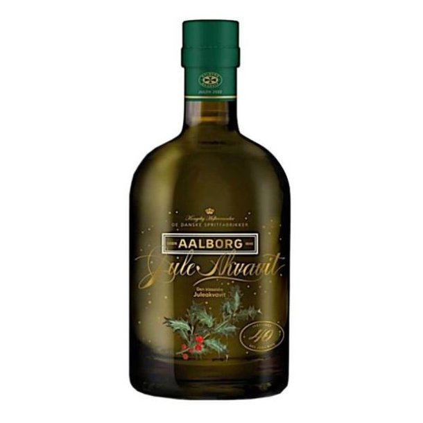 Jule Akvavit 47 70 Cl. DANSK SNAPS VIN MED MERE .DK