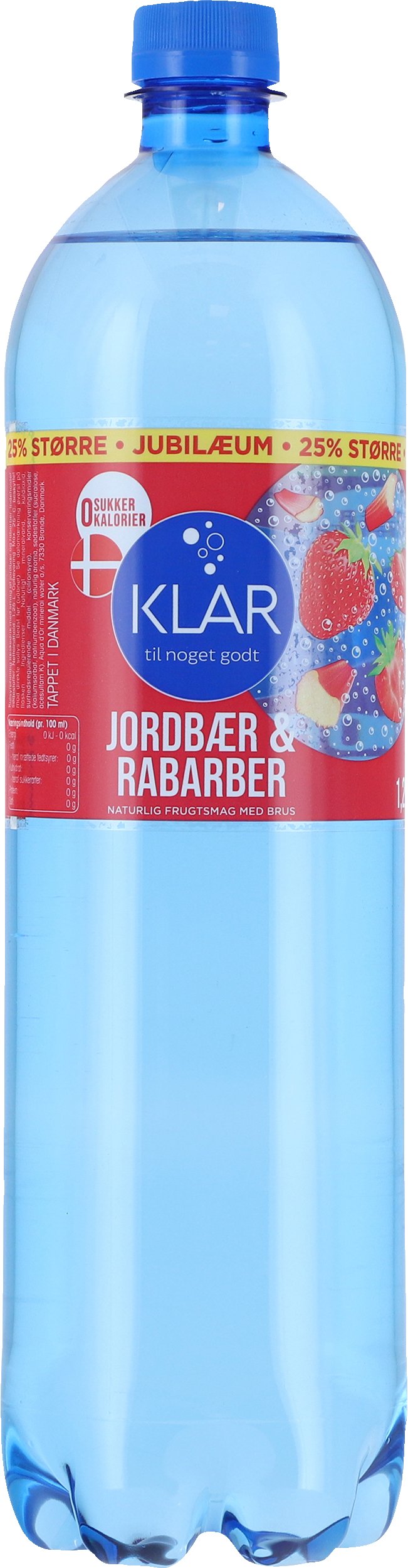 frimærke Woods jøde Aqua d'Or Klar Jordbær & Rabarber 125 cl. - SODAVAND, SAFT & VAND - VIN MED  MERE .DK