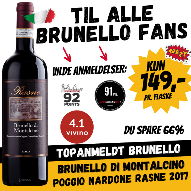Brunello di Montalcino Poggio Nardone Rasne 2017 14%