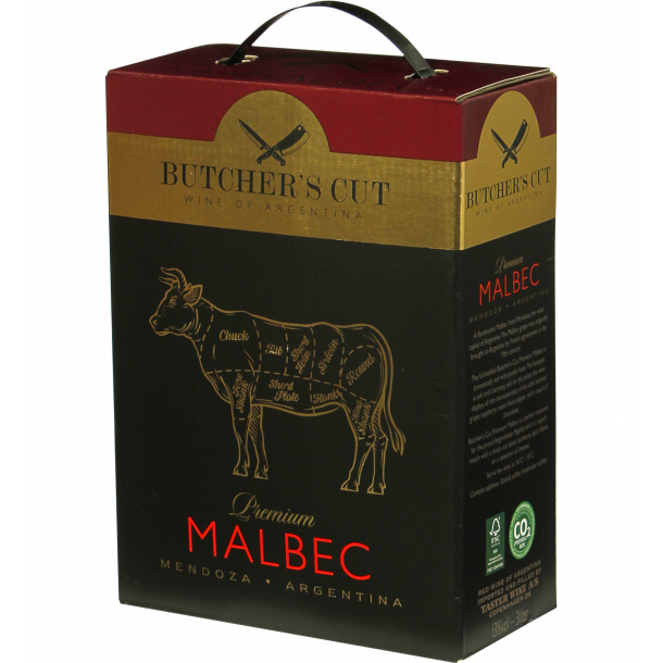 Butcher's Cut Premium Malbec Mendoza Argentina BiB 300 cl. - 13%