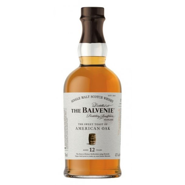 Balvenie American Oak 12 Year Old Single Malt Whisky 70 cl. - 43%