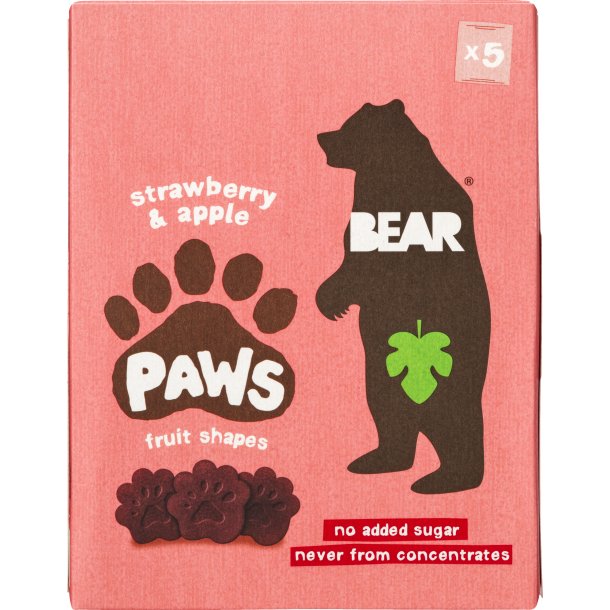 Bear Paws Strawberry & Apple 12 mdr.