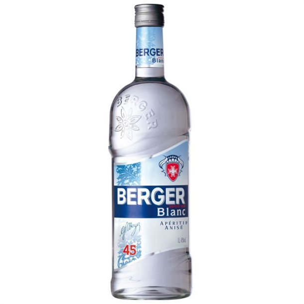 Berger Blanc Apéritif Anisé 100 cl. - 45%