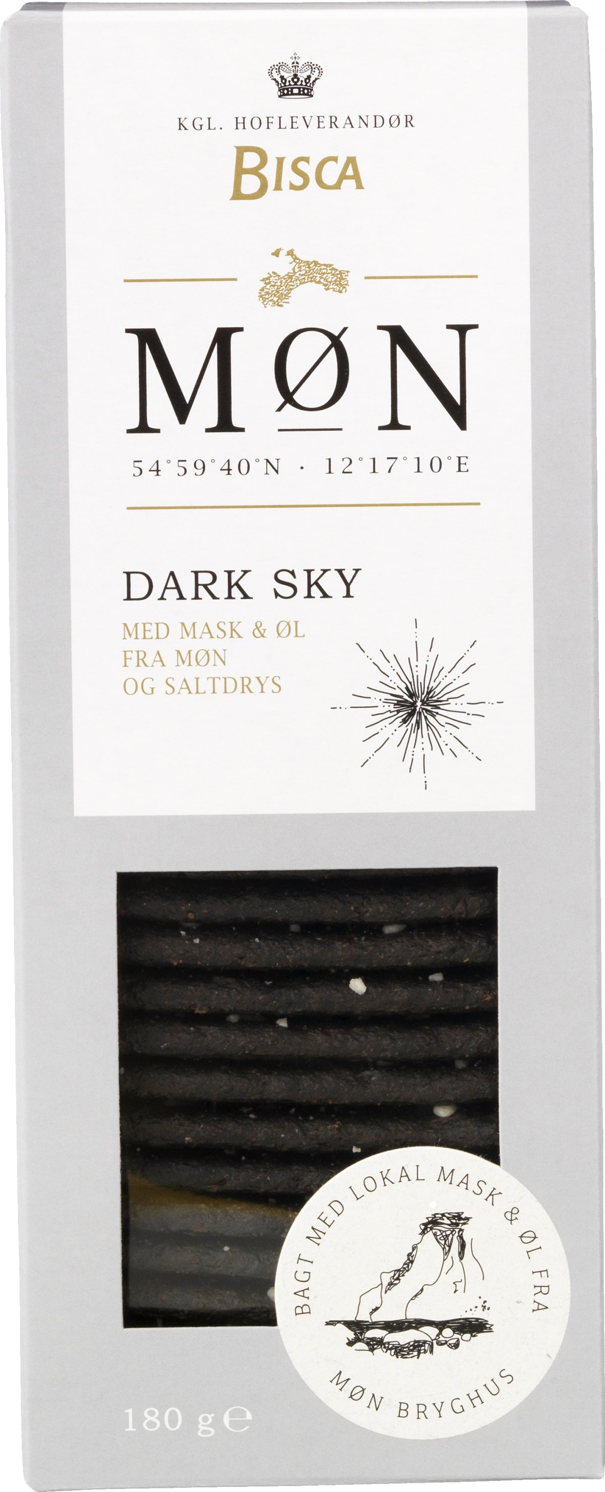 Bisca Møn Dark Sky 180 g. - KIKS & SMÅKAGER - VIN MERE .DK