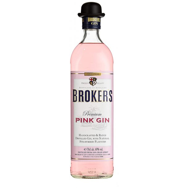Brokers Pink Gin 70 cl. - 40%