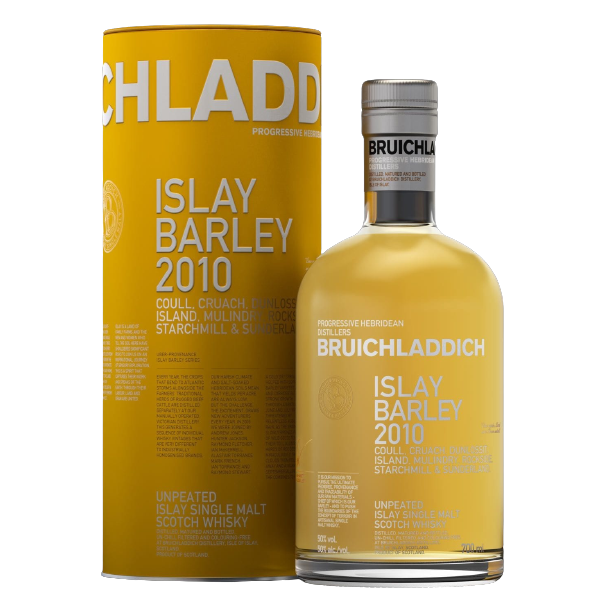 Bruichladdich Islay Barley Whisky 2010 i gaveske 70 cl. - 50%