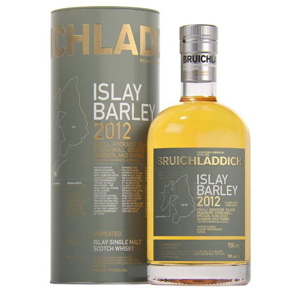 Bruichladdich Islay Barley Whisky 2012 i gaveæske 70 cl. - 50%