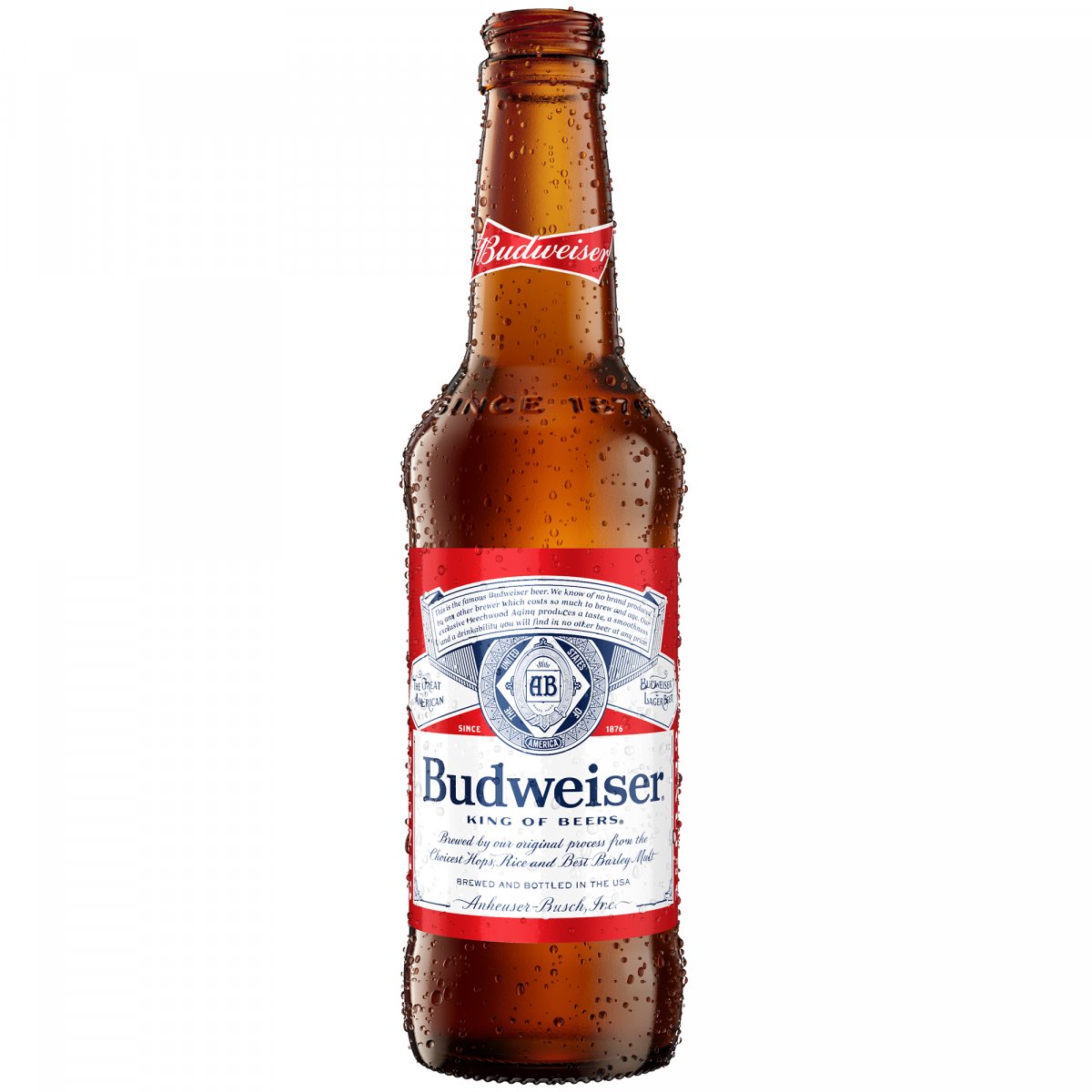 Budweiser Beer Flaske 33 5% - AMERIKANSKE SPECIALØL - VIN MERE .DK