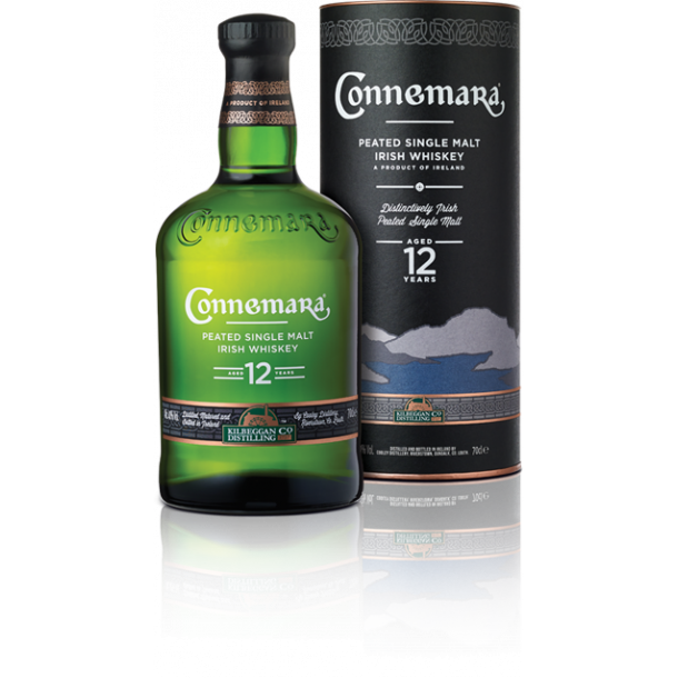 Connemara 12 rs Whisky i Gaveske 70 cl. - 40%