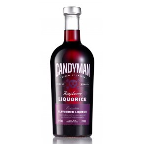 Candyman Raspberry Liquorice Likr 70 cl. - 25%