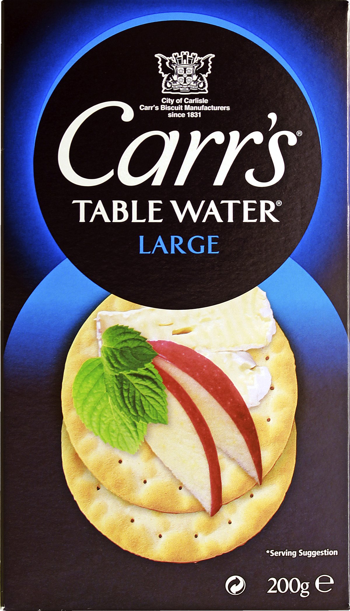 Carr's Table Water Large Kiks 200 g. KIKS & SMÅKAGER - VIN MED MERE .DK
