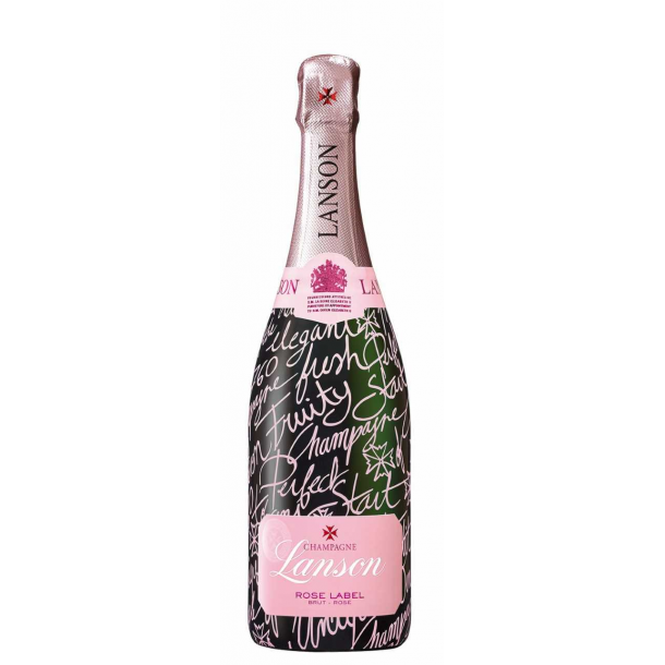 Champagne Lanson Ros Label Brut Limited Edition A Message in the Bottle 75 cl. - 12,5%