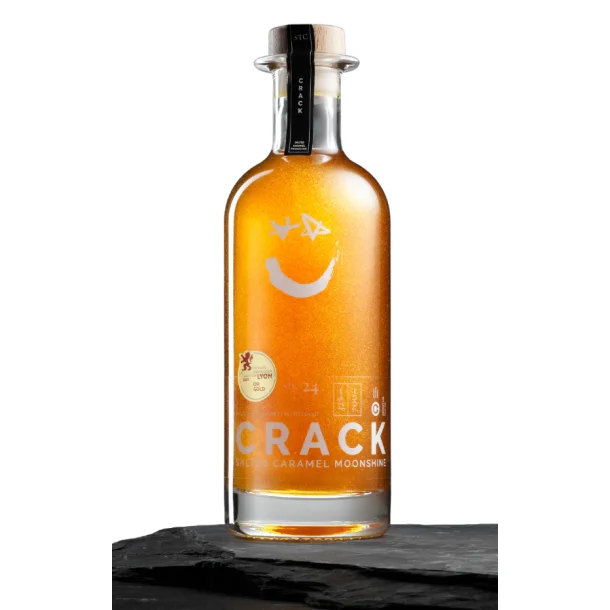 CRACK ROCKS! Salted Caramel Moonshine Golden Christmas Edition 70 CL. - 24%