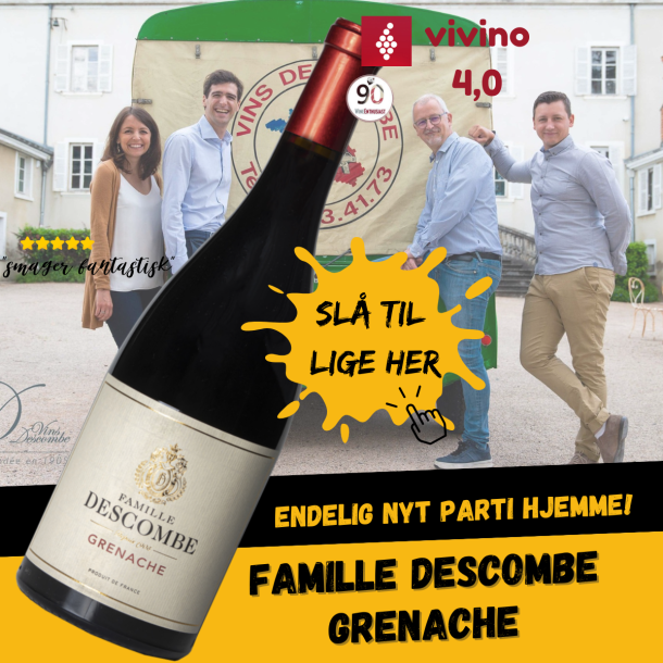 Famille Descombe Grenache 2022 75 cl. 15%