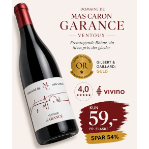 Domaine de Mas Caron Garance Ventoux 2019 75 cl. 14,5%