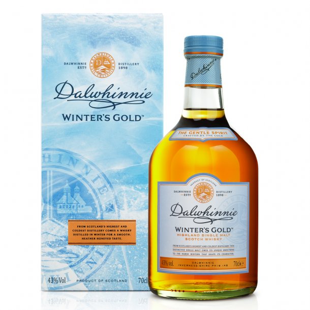 Dalwhinnie Winter's Gold Highland Single Malt Scotch Whisky i gaveæske 70 cl. - 43%