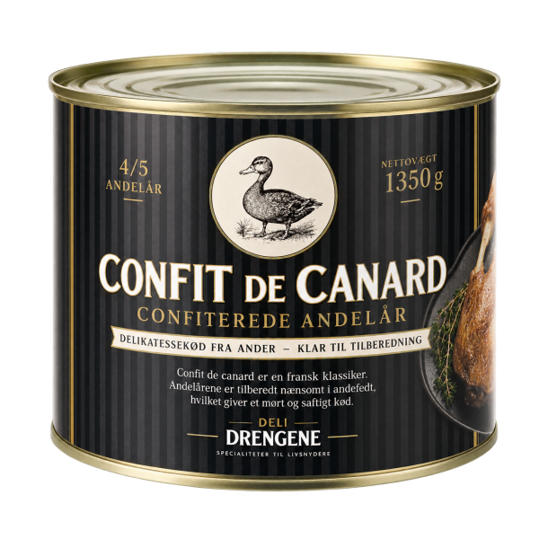 Confit de Canard Deli Drengene 1350 g