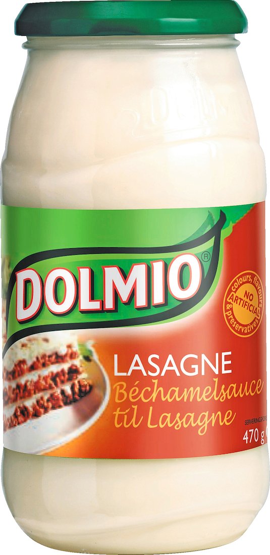 Dolmio Bechamelsauce 470 g. - SAUCER - VIN MED MERE .DK