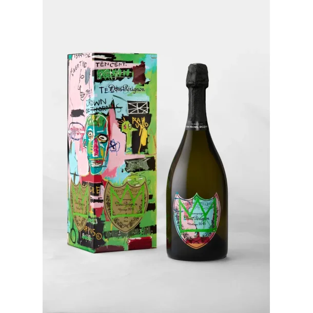 Dom Prignon Vintage 2015 Special Edition Tribute To Jean-Michel Basquiat 75 cl. med gaveske