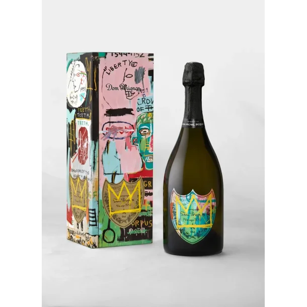 Dom Prignon Vintage 2015 Special Edition Tribute To Jean-Michel Basquiat 75 cl. med gaveske