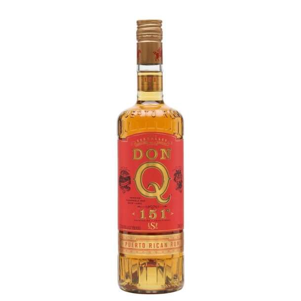 Don Q 151 Overproof Rum 70 cl. - 75,5%