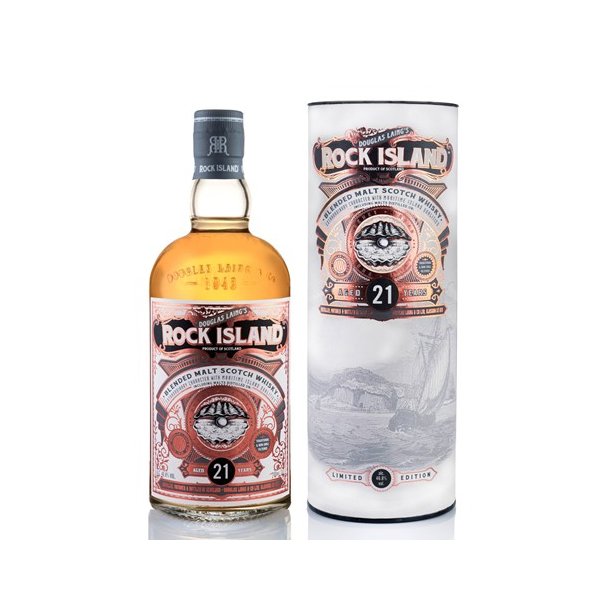 Douglas Laing's Rock Island 21 Years Old Whisky 70 cl. - 46,8%
