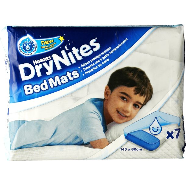 DryNites Bed Mats Engangsunderlag 145x80 cm 7 stk BLEER & UNDERLAG