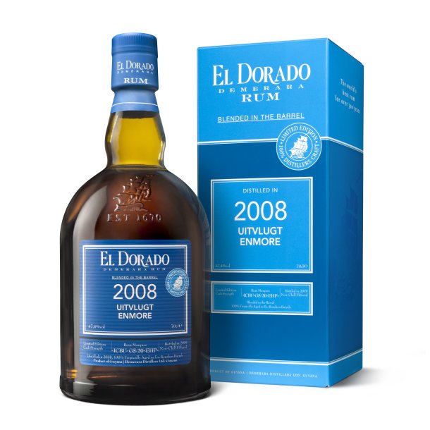 El Dorado 2008 Uitvlugt Enmore - Blended in the barrel 47,7% 70cl.