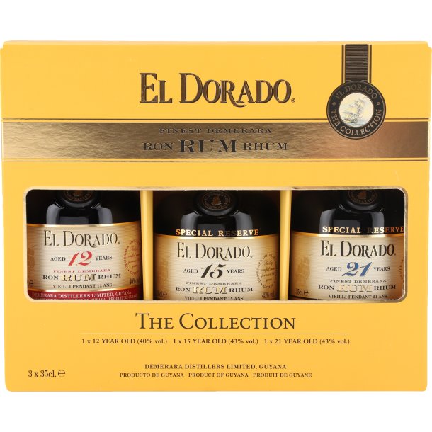 El Dorado Rum The Collection 3x35 cl.