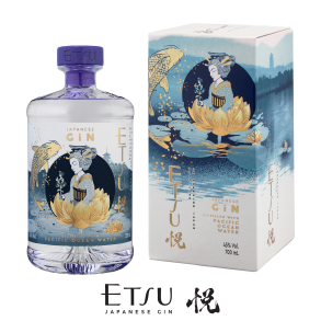 Etsu Pacific Ocean Water Gin i gaveske 70 cl. - 45%