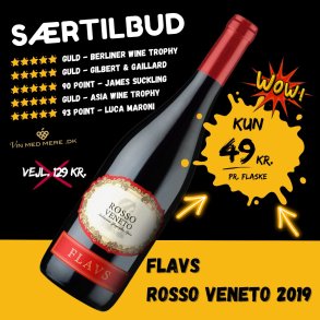 Flavs Rosso Veneto 2019 75 cl. 14%