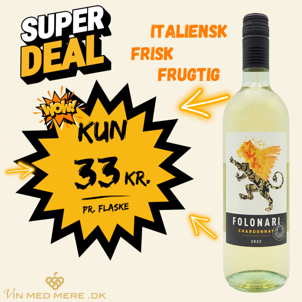 Folonari Chardonnay 2023 75 cl. 12%