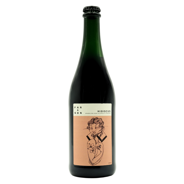 Kunstbryggeriet Far & Søn BoRino FiZZ Hibiscus Alkoholfri Økologisk 0,5%