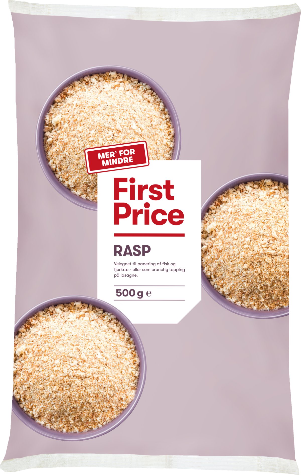 First Price Rasp 500 g. - RASP & PANKO - VIN MED MERE .DK