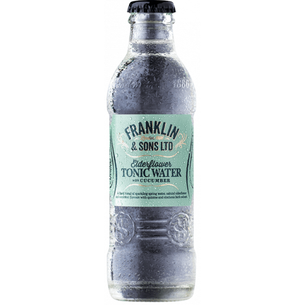 Franklin & Sons Elderflower & Cucumber Tonic Water 20 cl.
