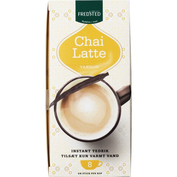 Fredsted Chai Latte Vanilje 8 stk.