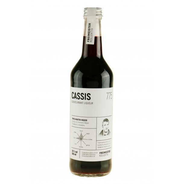 Freimeister Cassis Liqueur 775, 50 cl. - 25%