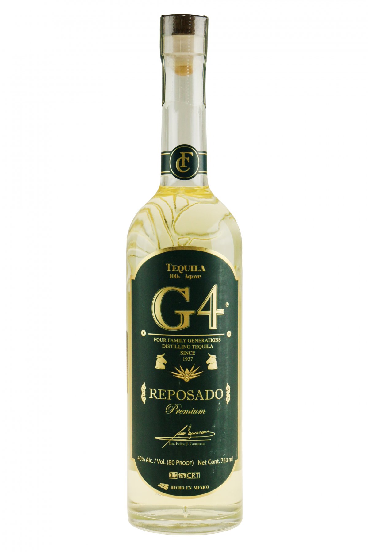 G4 Tequila Reposado 75 cl. 40 TEQUILA VIN MED MERE .DK