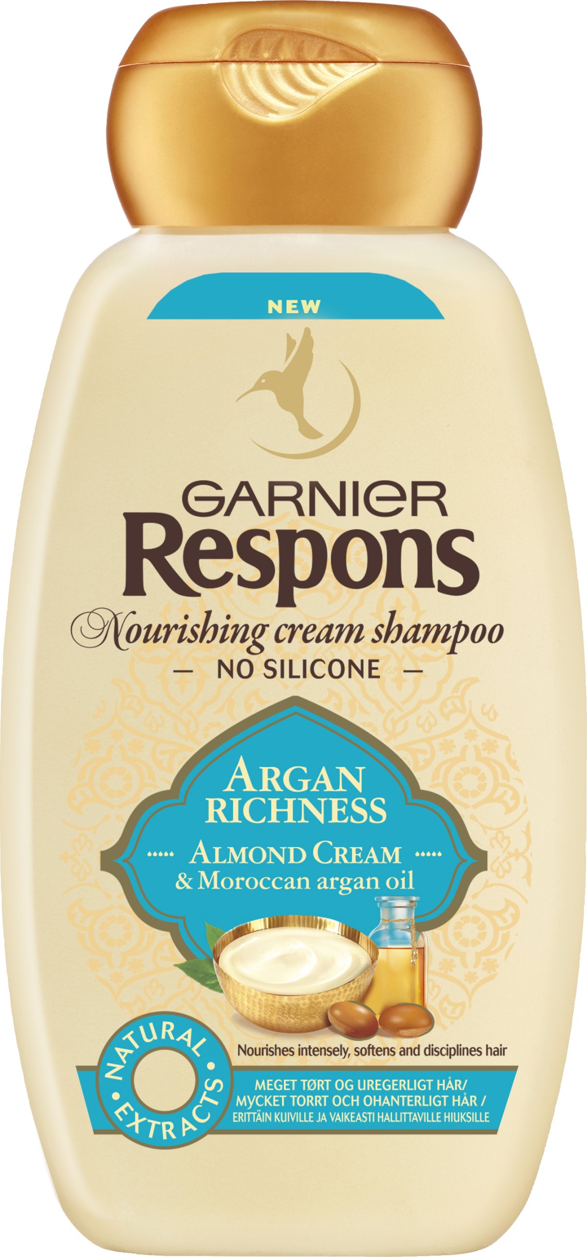 Garnier Respons Shampoo Argan Richness 250 - PERSONLIG PLEJE - VIN MED MERE
