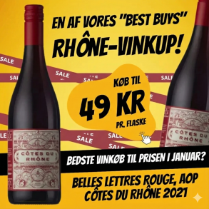 Belles Lettres Rouge, AOP C�tes du Rh�ne 2021